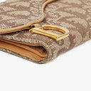 Christian Dior Trotter Monogram Saddle Wallet