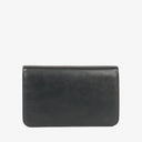 Chanel Classic Calfskin Box Leather Navy Full Flap Bag With 24K Gold-Plated Hardware