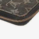 Louis Vuitton Black Monogram Denim Zippy Wallet