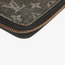 Louis Vuitton Black Monogram Denim Zippy Wallet