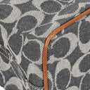 Coach Signature Denim and Leather Handbag