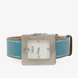Hermes Belt Ladies 25mm Leather/Stainless Steel Watch