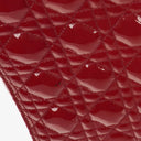 Dior Lady Dior Vintage Large Red Patent Calfskin Handbag