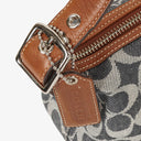 Coach Signature Denim and Leather Handbag