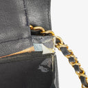 Chanel Classic Calfskin Box Leather Navy Full Flap Bag With 24K Gold-Plated Hardware