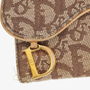 Christian Dior Trotter Monogram Saddle Wallet