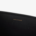 Chanel Classic Calfskin Box Leather Navy Full Flap Bag With 24K Gold-Plated Hardware