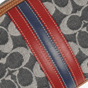Coach Signature Denim and Leather Handbag