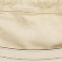 Gucci Horsebit 1955 Azalea Sakai Calfskin Mystic White Drawstring Bucket Bag