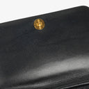 Chanel Classic Calfskin Box Leather Navy Full Flap Bag With 24K Gold-Plated Hardware