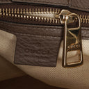Gucci Pebbled Calfskin Bamboo Shopper Tote Bag