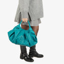 Loewe Turquoise Aire Nappa Anagram Shoulder Bag