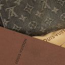 Louis Vuitton Black Monogram Denim Zippy Wallet