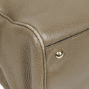Gucci Pebbled Calfskin Bamboo Shopper Tote Bag