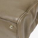 Gucci Pebbled Calfskin Bamboo Shopper Tote Bag