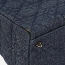 Dior Lady Dior Vintage Medium Denim Cannage Handbag