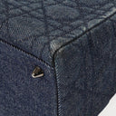 Dior Lady Dior Vintage Medium Denim Cannage Handbag