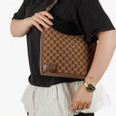 Gucci GG Canvas Hobo Shoulder Bag
