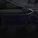 Dior Lady Dior Vintage Medium Denim Cannage Handbag