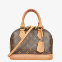 Louis Vuitton Alma BB Monogram Canvas Handbag