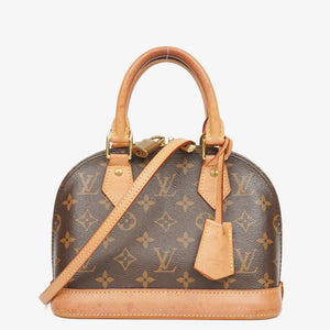 Louis Vuitton Alma BB Monogram Canvas Handbag