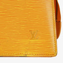 Louis Vuitton Triangle Yellow EPI Leather Handbag