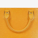 Louis Vuitton Triangle Yellow EPI Leather Handbag