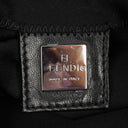 Fendi Mamma Baguette Black Neoprene Shoulder Bag