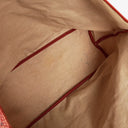 Goyard Saint Louis Red Chevron Print Coated Canvas Tote Bag