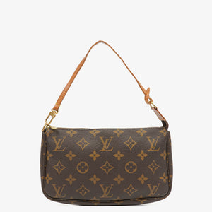 Louis Vuitton Pochette Accessoires Monogram Canvas Clutch Handbag