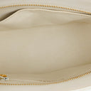 Chanel Medallion Vintage Tote Bag In White Quilted Caviar Leather