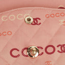 Chanel COCO Print Medium Classic Double Flap Flap Bag 24K Gold-Plated Hardware