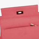 Hermès Pink Kelly Longue Epsom Leather Wallet