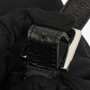Fendi Mamma Baguette Black Neoprene Shoulder Bag