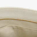 Chanel Medallion Vintage Tote Bag In White Quilted Caviar Leather