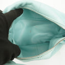 Bottega Veneta Celeste Blue Leather Double Knot Clutch