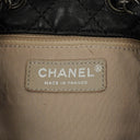 Chanel Leather and Suede Patchwork Drawstring Bag