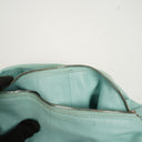Bottega Veneta Celeste Blue Leather Double Knot Clutch