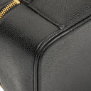 Chanel Black Leather Vanity Case
