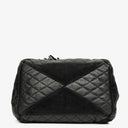 Chanel Leather and Suede Patchwork Drawstring Bag