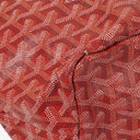Goyard Saint Louis Red Chevron Print Coated Canvas Tote Bag