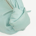 Bottega Veneta Celeste Blue Leather Double Knot Clutch
