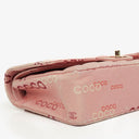 Chanel COCO Print Medium Classic Double Flap Flap Bag 24K Gold-Plated Hardware