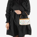 Louis Vuitton Takashi Murakami Pochette Accessoire Multicolor Clutch Handbag