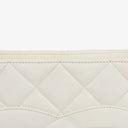 Chanel Medallion Vintage Tote Bag In White Quilted Caviar Leather