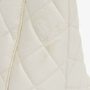 Chanel Medallion Vintage Tote Bag In White Quilted Caviar Leather