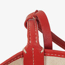 Goyard Saint Louis Red Chevron Print Coated Canvas Tote Bag