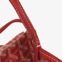 Goyard Saint Louis Red Chevron Print Coated Canvas Tote Bag