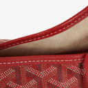 Goyard Saint Louis Red Chevron Print Coated Canvas Tote Bag