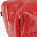 Louis Vuitton Keepall 45 Red EPI Leather Travel Bag